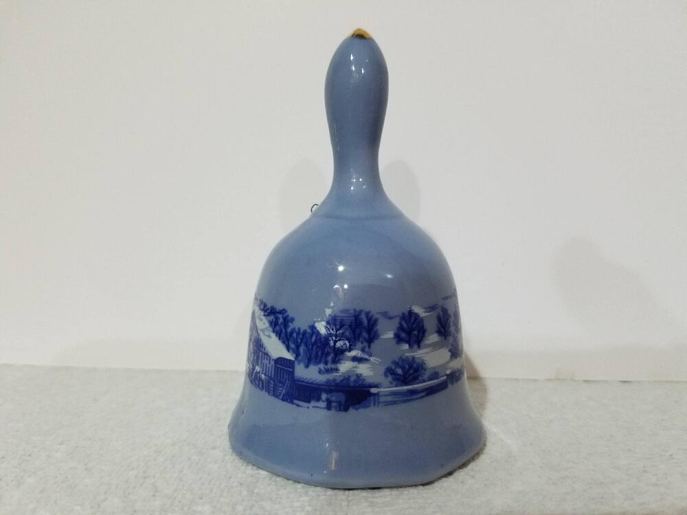 Blue Bell with Winter Scene